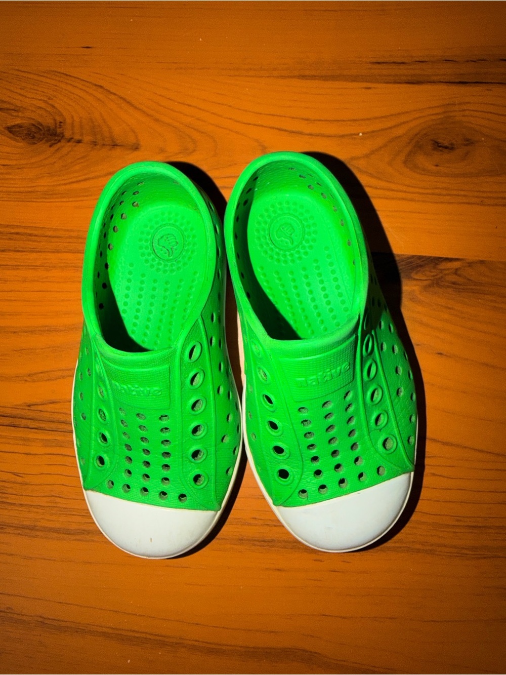 Kids Green Slip-On Water Shoes